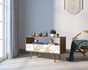 Консоль "Berber" с двумя ящиками принт 27 арт BB22/Print_27 на заказ в интернет-магазине