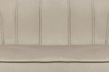 купить Диван ракушка для гостиниц Pearl Triple Taupe на черных ножках