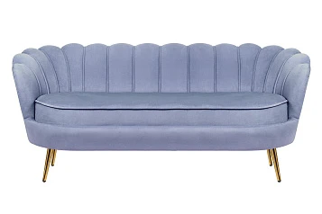 купить Трехместный диван ракушка для гостиниц Pearl Triple Blue в интернет-магазине