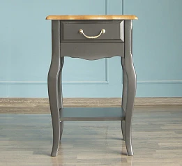 заказать Прикроватная тумба "Leontina Black" с одним ящиком