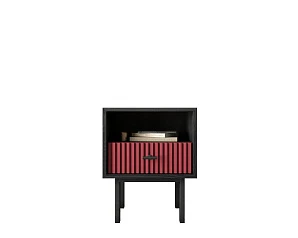 Тумбочка с нижним ящиком "Emerson" арт EM17/red/L на заказ в интернет-магазине