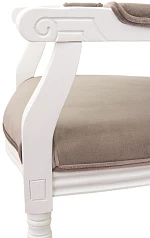 заказать Мягкий стул с подлокотниками Volker Arm Taupe