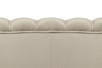 купить Диван ракушка для гостиниц Pearl Triple Taupe на черных ножках