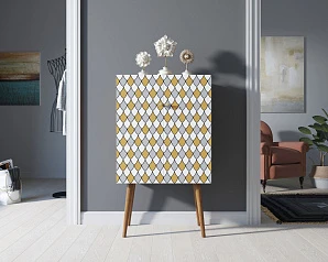 Комод на высоких ножках "Berber" 22 принт арт BB09/Print_22 на заказ