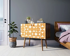 купить Комод на высоких ножках "Berber" малый принт 14 арт BB13/Print_14