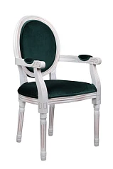 заказать Мягкий стул с подлокотниками Volker Arm Green