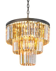 фото Люстра Odeon 3 Rings Amber в интерьере