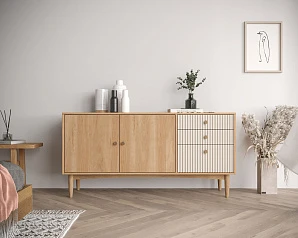 фото Комод Bubble Solid с двумя дверками и тремя ящиками арт BBL05S в интерьере
