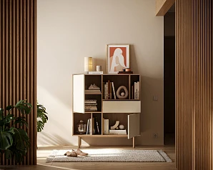 Комод с двумя дверками и ящиком "Alice" арт ALC06 в интернет-магазине