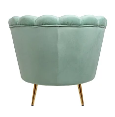 заказать Низкое кресло ракушка Pearl Green