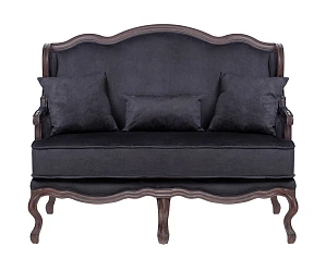 красивый Двухместный дизайнерский диван Brody Double Black на заказ