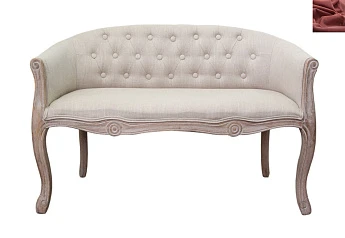 красивый Дизайнерский двухместный диван Kandy Double Mocca цвет красный