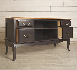 фото Комод под TV «Leontina Black»  арт ST9328BLK в интерьере