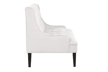 фото Прямой двухместный американский диван Sommet бежевый в интерьере