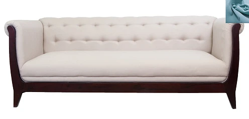 красивые Классический диван Delvin голубой на заказ