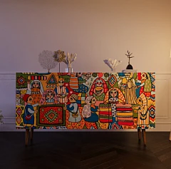 Комод "Berber" с ящиками 1 принт арт BB14/Print_01 в интернет-магазине