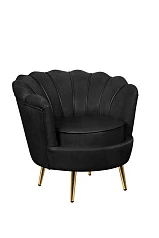 купить красивые Низкое кресло ракушка Pearl Black V2 в интернет-магазине