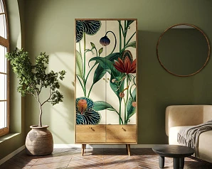 Шкаф двухстворчатый "Berber" арт BB16/Print_55 на заказ