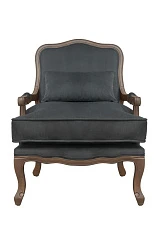 Мягкое кресло модерн Nitro Black V2 в интерьере