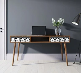 красивый Стол рабочий "Berber" принт 19 арт BB18/Print_19 на заказ