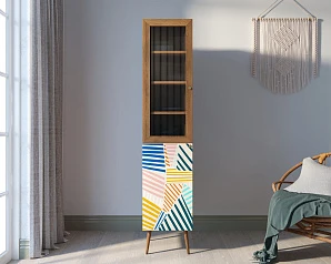 купить Буфет "Berber" узкий принт 42 арт BB39/Print_42 в интернет-магазине