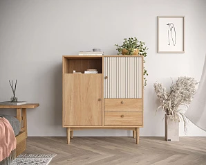 стильные Комод Bubble Solid с двумя дверками и двумя ящиками арт BBL06S