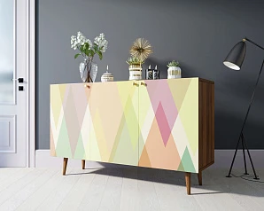 купить стильные Комод "Berber" три дверки 16 принт арт BB01/Print_16