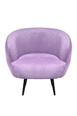 заказать Мягкое кресло Benee Purple на черных ножках