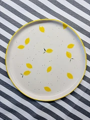 купить Тарелка "Лимонная" диаметр 19см