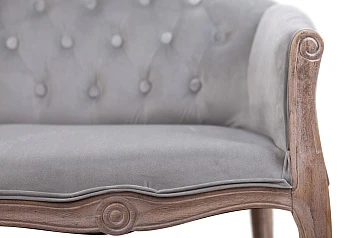 заказать стильные Двухместный дизайнерский диван Kandy Double Grey Velvet