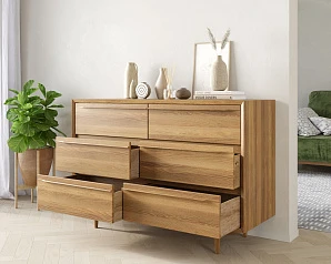 красивый Комод "Bruni" с шестью ящиками арт BR05 в интернет-магазине