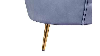 Комплект кресел и дивана ракушка Pearl Double Blue в интернет-магазине