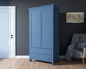 Шкаф двухстворчатый в стиле Кантри "Jules Verne" арт JV27ETGB