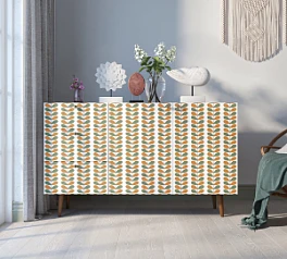 купить стильные Комод "Berber" с двумя дверками и ящиками принт 23 арт BB17/Print_23