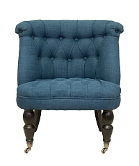 Низкое кресло каминное Aviana Indigo синий в интернет-магазине