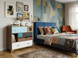 Комод малый «Акварель (Aquarelle)» 6 ящиков арт RE-52 в интернет-магазине