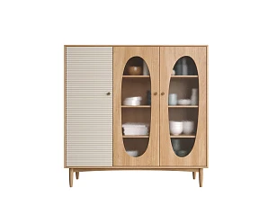 фото Шкаф трехстворчатый низкий Bubble арт BBL13