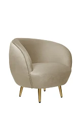 купить красивые Мягкое кресло для гостиниц Small Benee Taupe в интернет-магазине