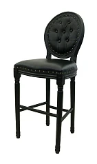 заказать Дизайнерский барный стул Filon Button Black в интернет-магазине