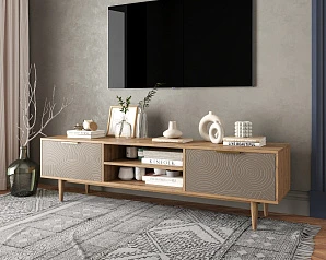 заказать Комод "Line" с нишей низкий под TV R27/beige
