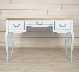 фото Стол письменный "Leontina Blue" арт ST9347B в интерьере