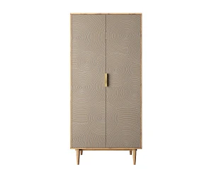 фото Шкаф малый двухстворчатый "Line" R24/beige в интерьере