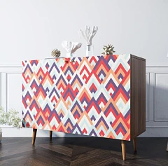 заказать стильные Комод "Berber" две дверки 2 принт арт BB04/Print_02