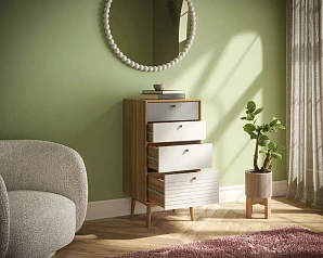 красивые Комод "Pollo" высокий с ящиками арт. POL11 в интернет-магазине