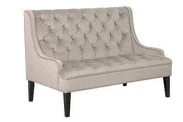 Американский диван Sommet Taupe коричневый в интерьере