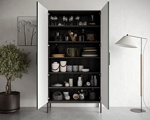 купить стильные Шкаф двухдверный "Nicole" арт NEM091G в интернет-магазине