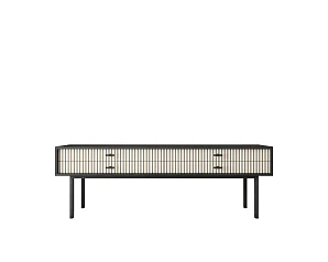 фото Консоль с двумя ящиками "Emerson" арт EM23/milky/L в интерьере